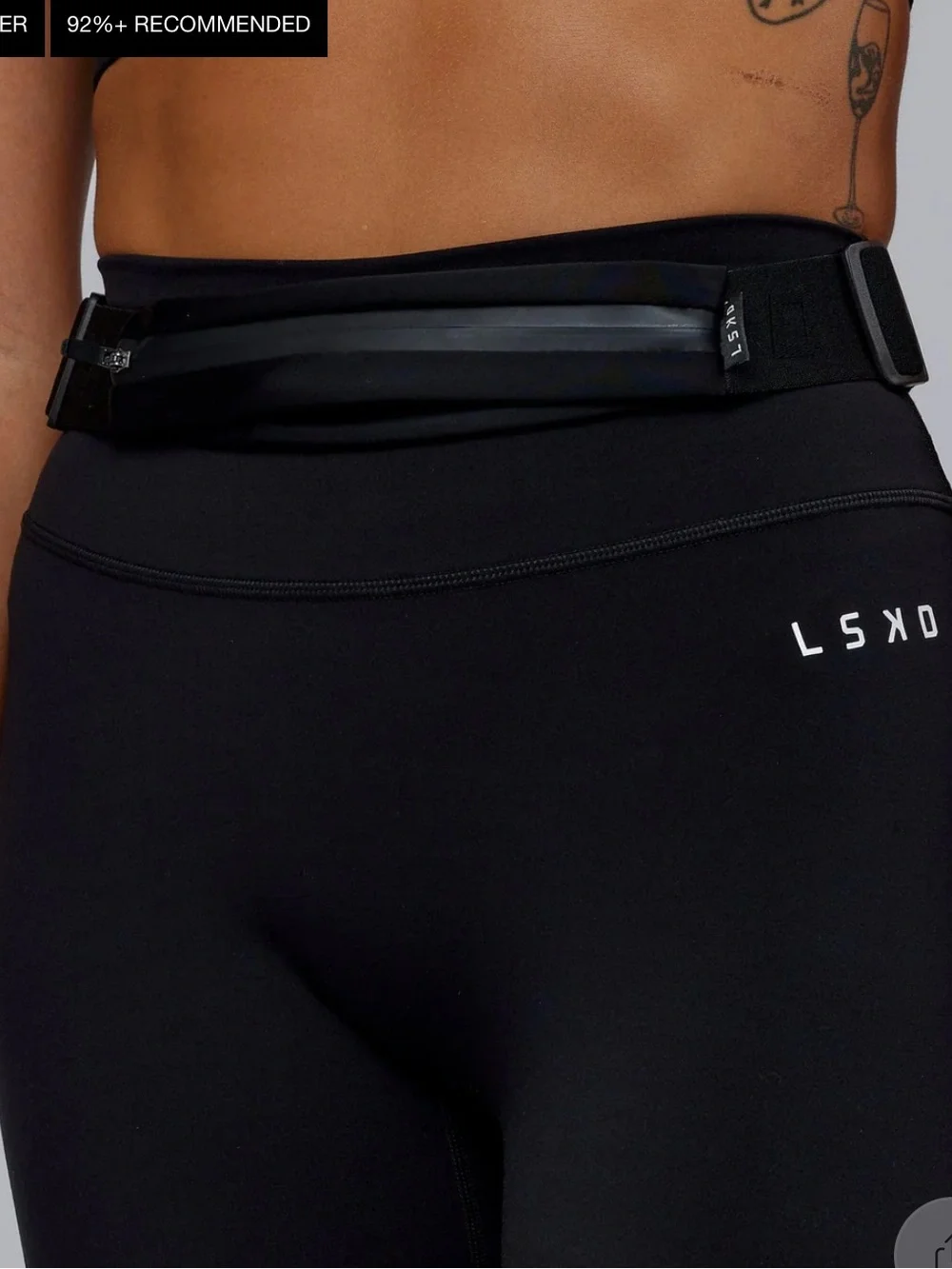 Rep Run Belt 2.0 in Black